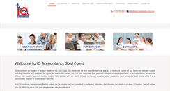Desktop Screenshot of iqaccountants.com.au